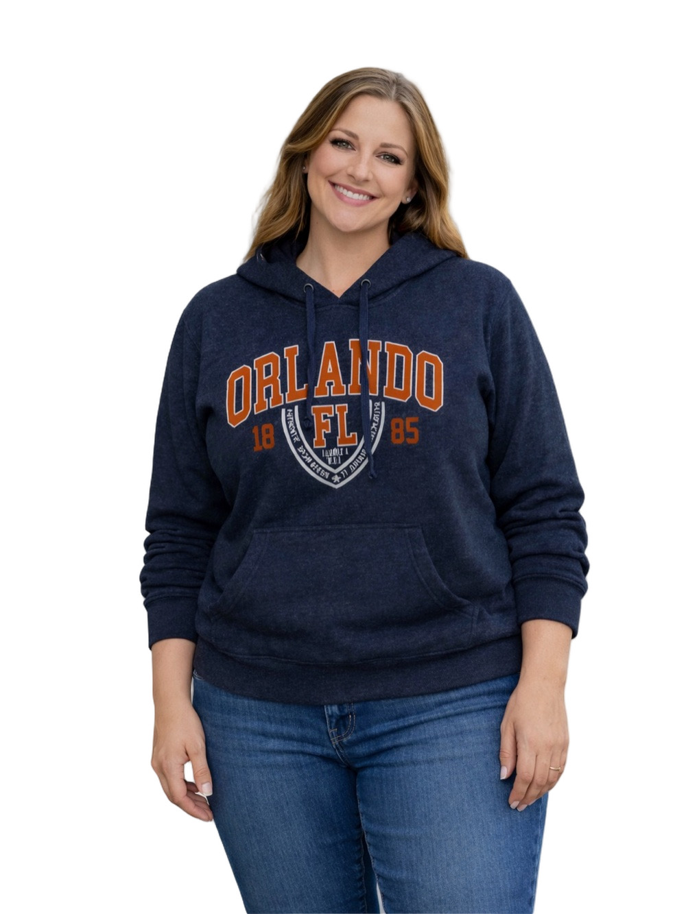 point sportswear blue and orange orlando Hoodie sweatshirt